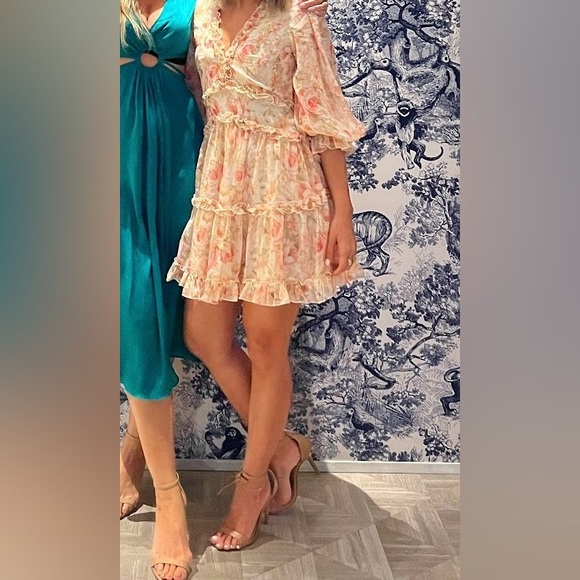 Floral Ruffle Dress - Picture 3 of 4